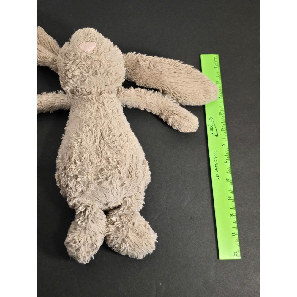 Retired Jellycat London Bashful Bunny Plush SILVER Taupe Stuffed Rabbit 12 Inch - Picture 7 of 10